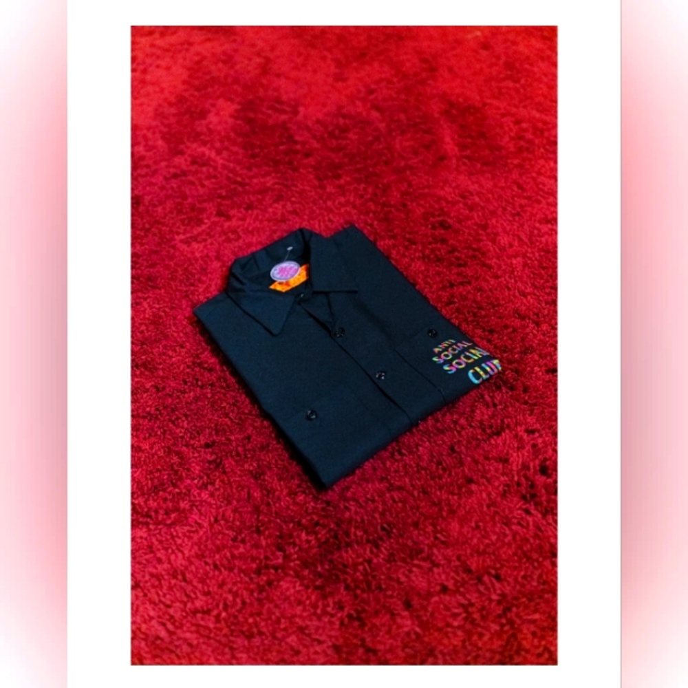 Anti Social Social Club Static Work Shirt (size M)